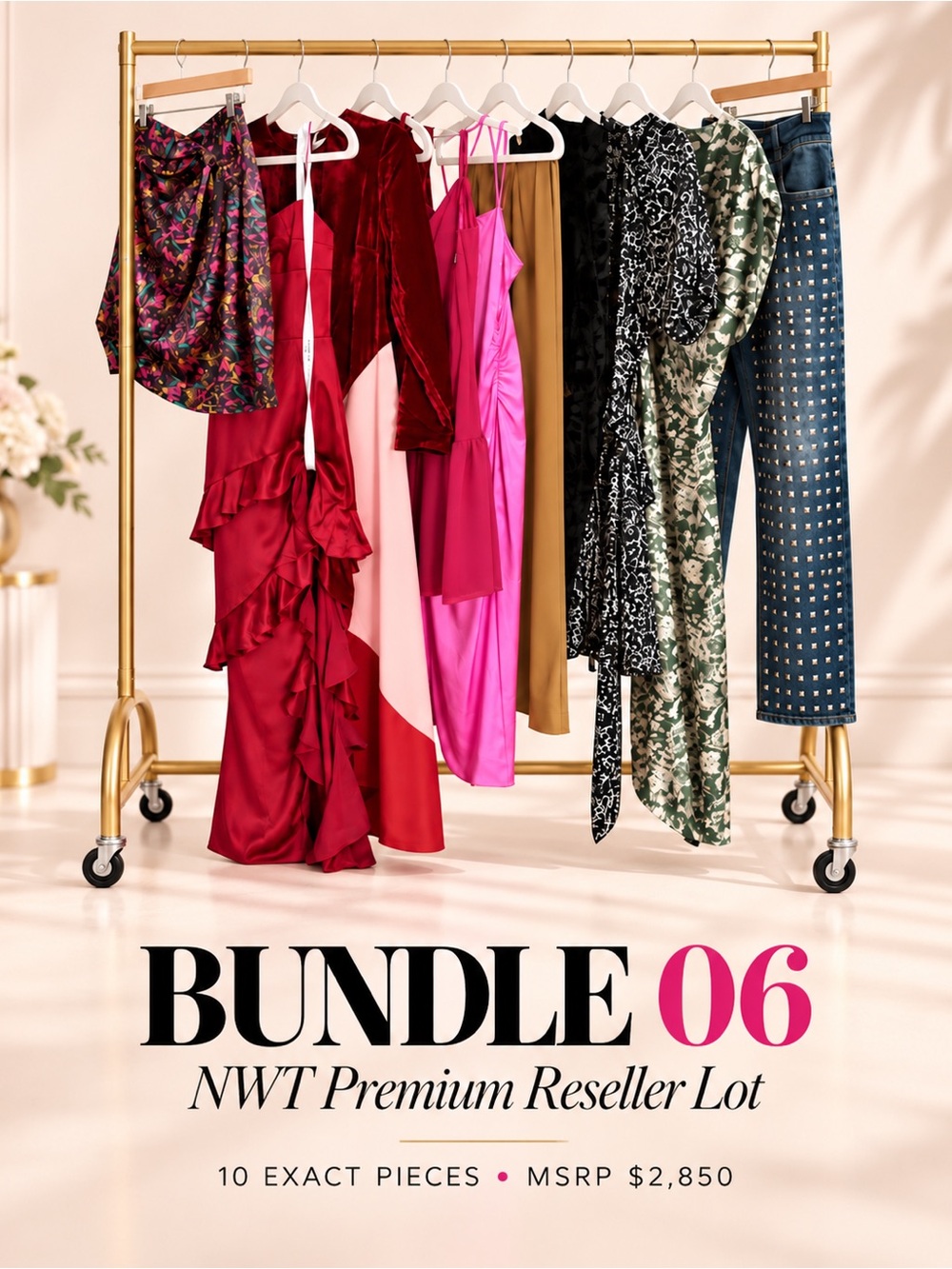 10 Pc NWT Premium Reseller Lot | Exact Items Shown | $2850 MSRP